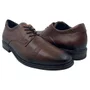 Sapato Pegada Amortech 126311 Couro Social Marrom