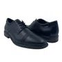 Sapato Pegada Amortech 126311 Couro Social Preto