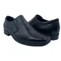 Sapato Pegada Levitech 122330 Couro Preto Social