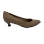 Sapato Piccadilly Scarpin Salto Baixo Nude 740016