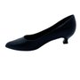 Sapato Piccadilly Scarpin Salto Baixo Preto 740016