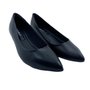 Sapato Piccadilly Scarpin Salto Baixo Preto 740016