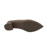 Sapato Piccadilly Scarpin Salto Bloco Baixo Nude 739015