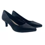 Sapato Scarpin Dakota Couro Salto Baixo Preto 9381