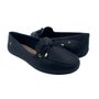 Sapato Softli Mocassim com Laço Preto 10009