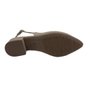 Sapato Softli Slingback Salto Bloco Bege 10186