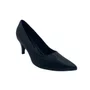 Scarpin Piccadilly Preto 745035 Salto Médio
