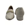 Scarpin Softli Off White 10457 Salto Bloco Conforto