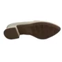 Scarpin Softli Off White 10457 Salto Bloco Conforto