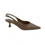 Slingback Couro Bottero Salto Baixo Nude 377424