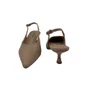 Slingback Couro Bottero Salto Baixo Nude 377424