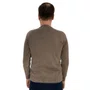 Suéter Sallo Tricô Confort Marrom 8113