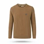 Suéter Tricot Sallo Slim Caqui 0005