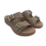 Tamanco Arco Soft Tecido com Fivela Softli Bege 10290