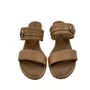 Tamanco Comfortflex Bege Salto Bloco 6cm 2656301