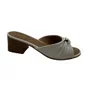 Tamanco Comfortflex Off White Salto Bloco 5cm 2656402