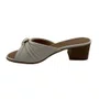 Tamanco Comfortflex Off White Salto Bloco 5cm 2656402