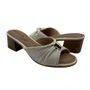 Tamanco Comfortflex Off White Salto Bloco 5cm 2656402