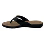 Tamanco Comfortflex Preto com Detalhe Dourado 2680401