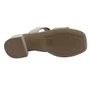 Tamanco Couro Conforto com Enfeite Usaflex Off White 27008