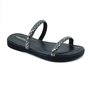 Tamanco Mississipi Flatform Preto com Strass 371