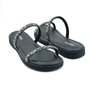 Tamanco Mississipi Flatform Preto com Strass 371