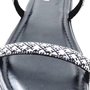 Tamanco Mississipi Flatform Preto com Strass 371
