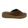Tamanco Sua Cia Flat Form Marrom 4cm 16757
