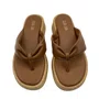 Tamanco Sua Cia Flat Form Marrom 4cm 16757