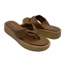 Tamanco Sua Cia Flat Form Marrom 4cm 16757