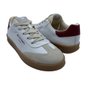 Tênis Bottero Sneakers Couro Branco com Bordo 364905