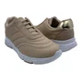 Tênis Casual Comfortflex Calce Fácil Bege 2590401