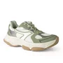 Tênis Casual Feminino Dakota Impulse+ Verde e Bege D0734