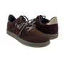 Tênis Casual Feminino Offline Camurça Marrom 24360