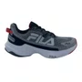 Tênis Esportivo Masculino Fila Recovery Cinza com Preto