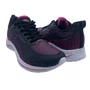 Tênis Esportivo Olympikus Feminino Preto com Rosa Apolis