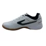 Tênis Futsal Masculino Topper Bairro Branco e Preto EVA