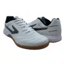Tênis Futsal Masculino Topper Bairro Branco e Preto EVA
