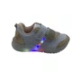Tênis Menina Pisca-Pisca Led Kidy Branco com Dourado 351104