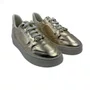Tênis Piccadilly Casual Sneakers Calce Fácil Dourado 910004