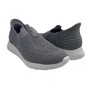 Tênis Softli Knit Cinza 10427 Calce Fácil OrthoLite